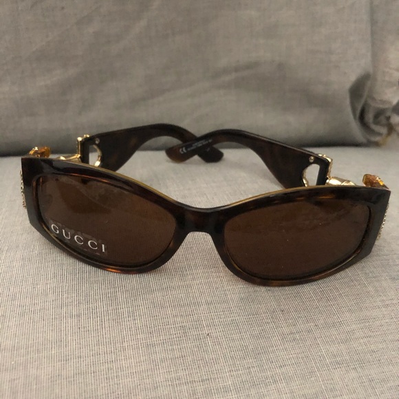 Gucci | Accessories | New Gucci Sunglasses Gg38s Horsebit Rhinestone | Poshmark